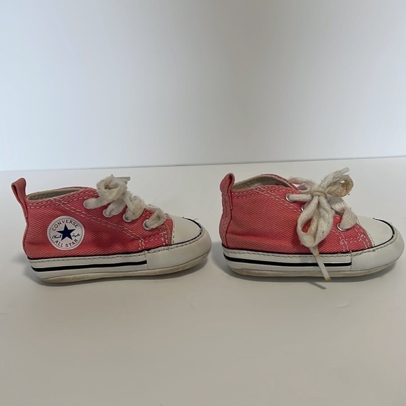 Baby Converse All Star Chuck Taylor Pink Size One - Picture 6 of 9